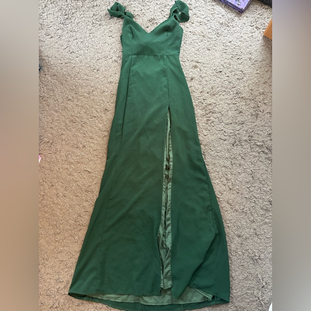 Showpo Forest Green Maxi Dress